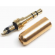 Audio Jack male (Sterio) gold